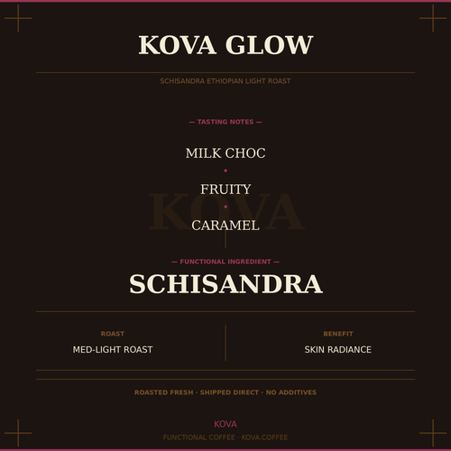 Kova Glow — Schisandra Ethiopian Light Roast